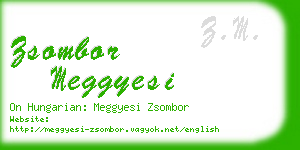 zsombor meggyesi business card